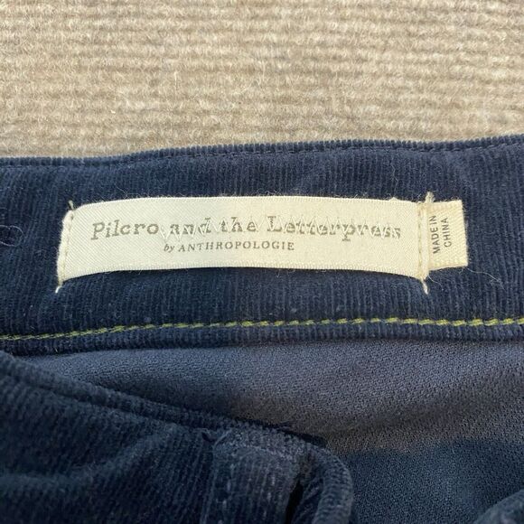 Anthropologie Pilcro & the‎ Letterpress Serif Womens 28 Corduroy Pant High Rise - Picture 5 of 14
